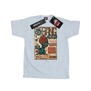 Big Bang Theory Mens Infographic Poster T-Shirt / Sports Grey